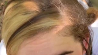 Random Jogger Gets Deepthroat on a Hiking Trail POV - CandyCourt