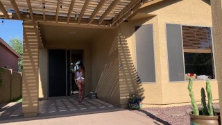 OUTDOOR BLOWJOB AND FACIAL