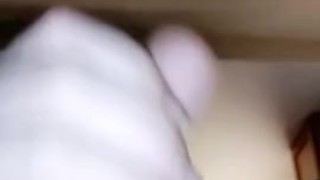 Stroking this fat cock for you 