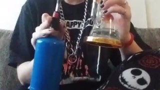 Just A Sexy Hippie Smoking Dabs