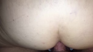 mature wife loves getting butt fucked and filled with cum! anal cum fart ending