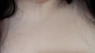 Cum leaking from Slut Bunnii mouth