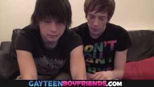 Gay teen Boyfriends - Bareback Twink Boys Fuck On Webcam