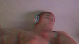 BBW Japanese mature wife gets creampied while her pussy is gently rubbed by glans of his penis