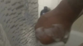 Soapy Shower stroke for you Daddy.