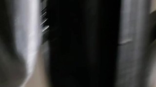 Shakily Pissing in the Garbage