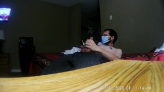 Solo Hung Male Jerking Off Skinny White Man