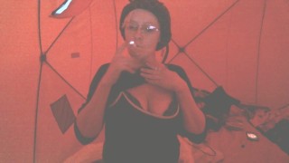 TENT LIFE with Slutty MILF