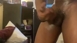 Oiling up my dick