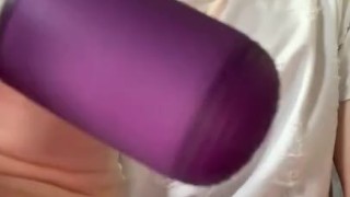 Using My Vibrator And Fingers On My Tight Hole