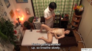 Japanese massage for virgin leads to sex on table (stars Hikaru Minatsuki)