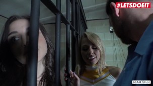ScamAngels - Abella Danger And Zoe Monroe American Babes Threesome With Police Officer - LETSDOEIT