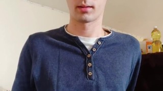 Teen boy masturbation and big cumshot