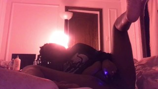 Ebony intense squirting 