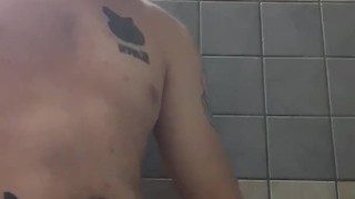 Young male masturbates and cums everywhere