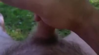 outside