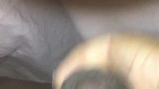 POV : under the cover playing with my thick black dick ... fan requests....