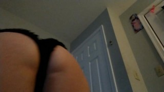 Chubbi School Bunni Shakes it for the Camera