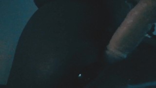 Creamy wet ebony pussy