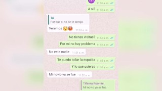 Rommie me pasa la toalla y me la termino cogiendo, haciendo facial y lluvia dorada