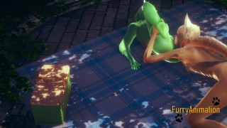 Pokemon Hentai - Gardevoir & Eevee Yiff 1/2