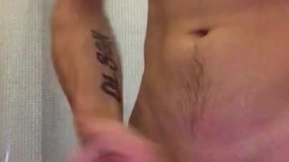 Dirty talk in the shower 