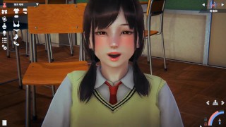 School uniforms　H　Face-to-face position　　honey select2　japanese