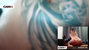 Bodo & Mia Blow: Naughty fuckaround for a web cam site! Cam4