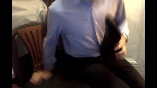 Man Stripped and Wedgied in the Office