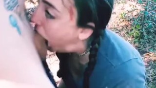 Face fucking beautiful babe 