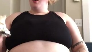HUNGRY BBW EATS A 1.7 POUND BURRITO