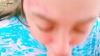 POV hot teen sloppy deepthroat