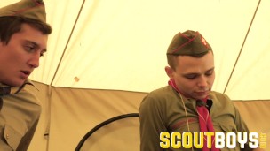 ScoutBoys - Young twinks caught by older man then fucked