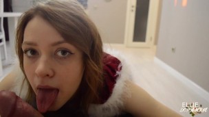 Merry XMas Merry Creampie - 18 Years Beauty Ellie Dopamine Loves Christmas Lollipops