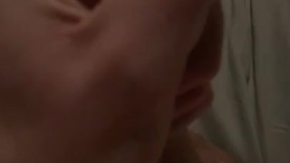 Shooting big load after slowly stroking my cock