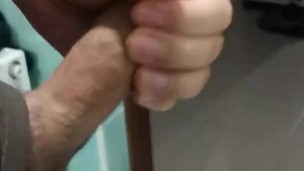 Guy moaning and a lot of cum