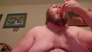 Deepthroating a schlong