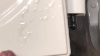 Stroking bbc and cumming hard and a lot