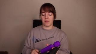Review - Minote Personal Wand Vibrator Cordless Handheld Powerful Therapeutic Massager with 8 Speeds