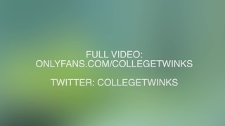 Making College Jock's Juicy Cock Erupt With Cum After Facial