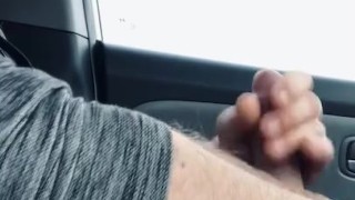 Almost caught before huge cum explosion/was hoping a nice gal would help me in this busy lot 