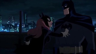 Batgirl and Batman Get Hot and Heavy on Rooftop