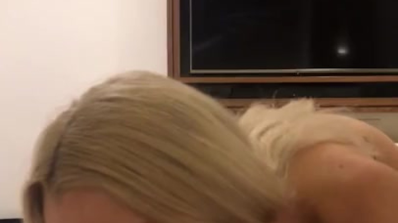 Preview 1 of Hot Blonde Give Me Amazing Blowjob