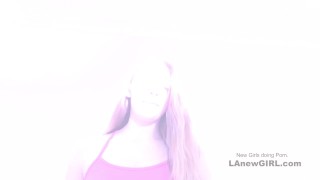 Sweet 19 yo gets to deeply enjoy big cock at modeling audition