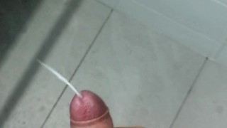 7 CUM BLASTS IN POOL TOILET