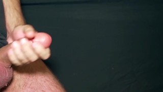 Cumming on camera for the first time