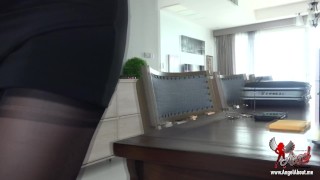 Backstage from filming including spontaneous clip