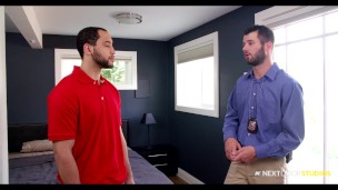 NextDoorBuddies - Probation Officer Takes Control Of Johnny Hill's Bubble Butt