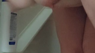 Amateur sex in the shower and sucking cock out of the shower part 2