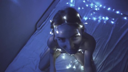 Christmas Light Fuck with beautiful fit girl